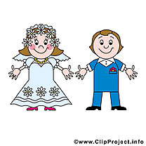 Noce images - Mariage dessins gratuits