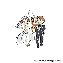 Pêche clipart - Mariage dessins gratuits