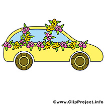 Voiture dessin gratuit - Mariage image