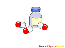 Cachets illustration - Médecine images