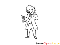 Clipart docteur à colorier - Médecine images