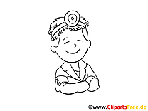 Coloriage médecin - Médecine images cliparts