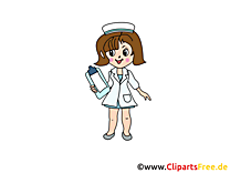 Dessins infirmière gratuits - Médecine clipart