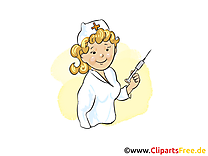 Image infirmière  - Médecine clipart
