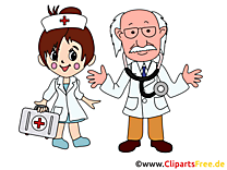 Infirmière illustration - Médecine clipart