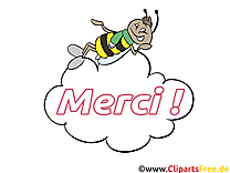 Abeille clip art gratuit – Merci images