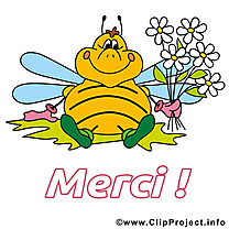 Abeille clip art gratuit – Merci images