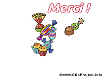 Bonbons dessin à télécharger - Merci images