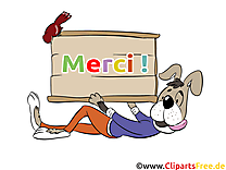 Chien images gratuites – Merci clipart