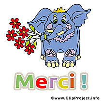 Éléphant clipart - Merci dessins gratuits