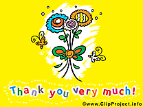 Fleur images - Merci clip art gratuit