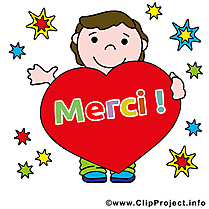 Garçon coeur images gratuites – Merci clipart