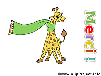 Girafe cliparts gratuis - Merci images