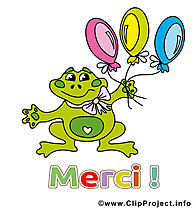 Grenouille image gratuite - Merci illustration