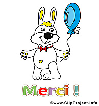 Lapin clipart - Merci dessins gratuits