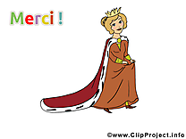 Princesse clip art – Merci gratuite