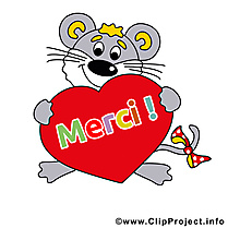 Souris dessin - Merci cliparts à télécharger