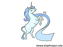 Unicorne image à télécharger - Merci clipart