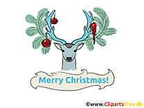 Noël Clipart, Carte de Voeux