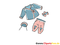 Enfants vêtements dessin clip arts gratuits