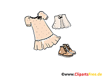 Femme vêtements image à télécharger clipart