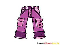 Jeans clip art image gratuite