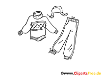 Vêtements images à imprimer clipart gratuit