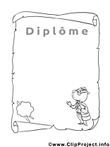 Coloriage clipart gratuit diplôme images