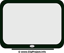 Television image clip art