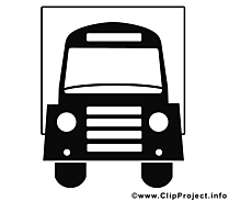 Voiture clipart - Noir et blanc dessins gratuits