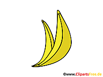 Bananes dessins gratuits - Nourriture clipart