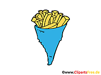 Frites clip art gratuit – Nourriture images