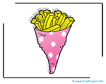 Frites dessin à télécharger - Nourriture images