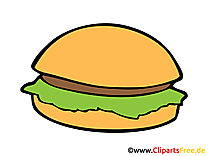 Hamburgers dessin - Nourriture cliparts à télécharger