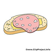 Tartine clipart gratuit - Nourriture images