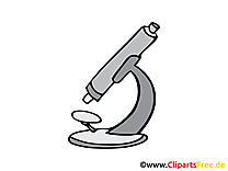 Microscope clip arts gratuits illustrations