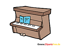 Piano illustration gratuite clipart