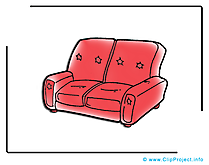 Sofa images clipart gratuit