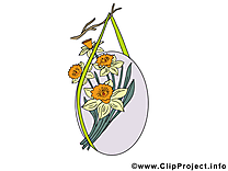 Bouquet dessins gratuits - Pâques clipart