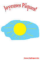 Ciel et soleil clipart