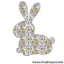 Lapin dessins gratuits - Pâques clipart