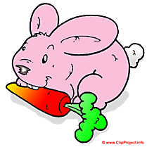 Lapin Paques clipart free