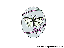 Papillon clipart gratuit - Pâques images