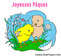 Poussins image à télécharger - Pâques clipart