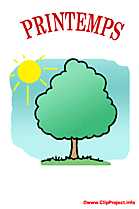 Printemps arbre clipart telecharger