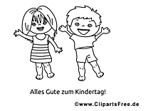 Coloriage enfants - Maternelle illustration