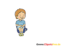 Faire pipi dessin - Maternelle clip arts gratuits