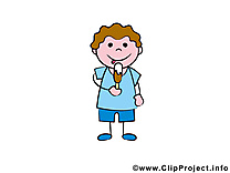 Glace clip art gratuit – Bonhomme dessin