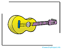 Guitare dessins gratuits - Musique clipart gratuit