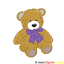 Ours en peluche dessins - Maternelle clipart gratuit